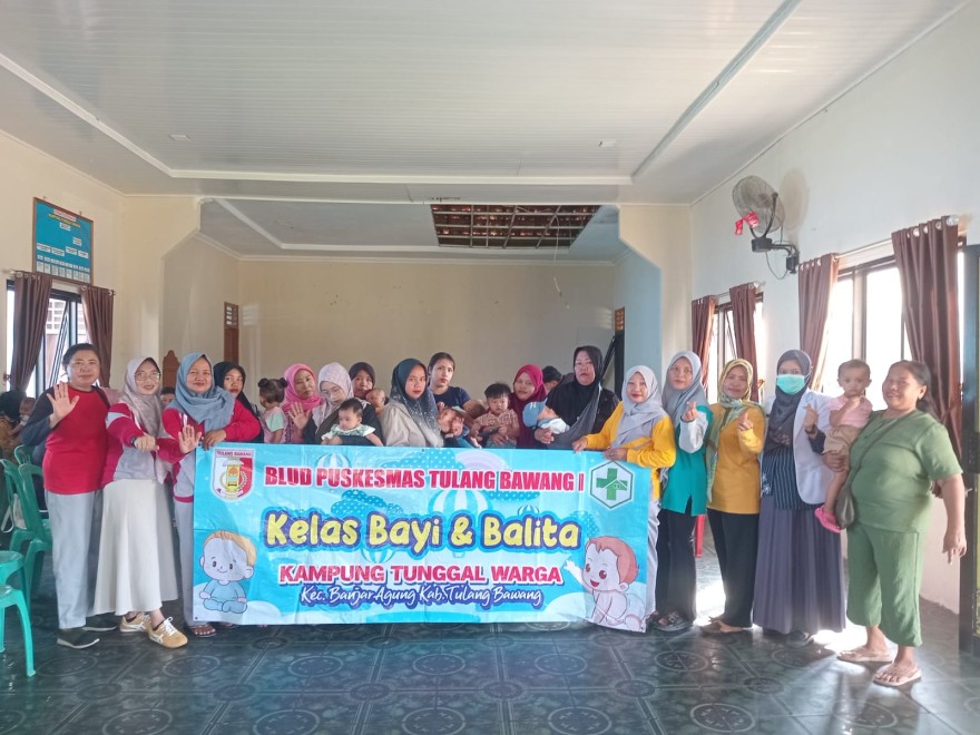 Kegiatan Posyandu Balita Kampung Tunggal Warga