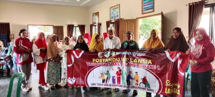 Kegiatan Posyandu Lansia di Kampung Tunggal Warga